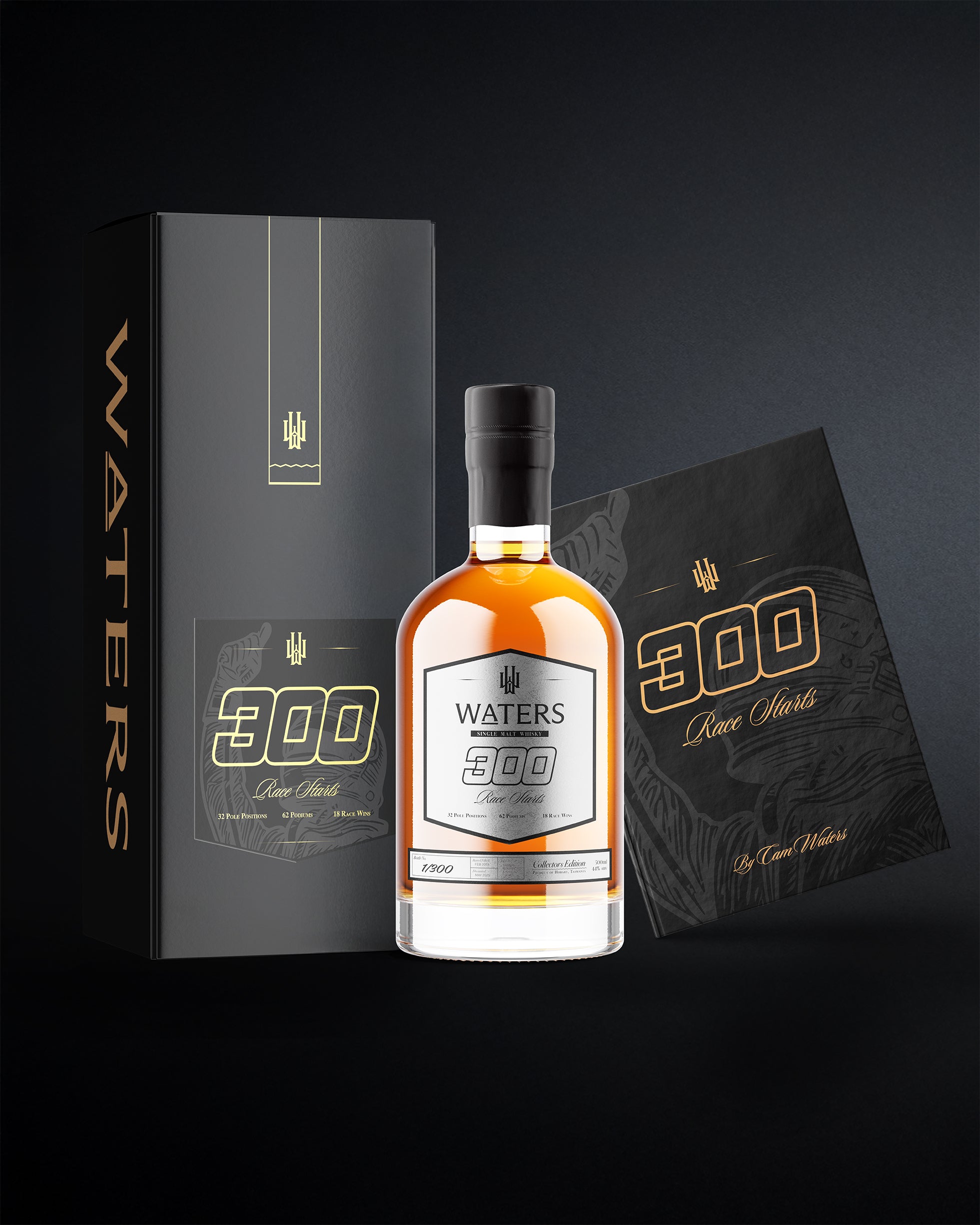 300 Race starts - Special edition whisky and Collectors book (Pre-order)